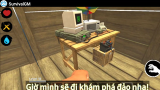 sinh tồn trên bè, chuẩn bị lên đảo #35#game