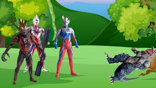 [Truyện ngắn Ultraman] Các Ultraman bé nhỏ bị quái vật ăn thịt, mọi người đến cứu