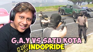 KETIKA G.A.Y DIKEROYOK SATU KOTA INDOPRIDE - GTA V Roleplay