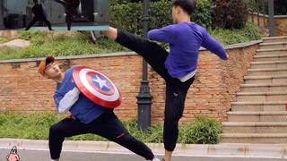 Pembuatan ulang Captain America 2, Captain America melawan Bartok