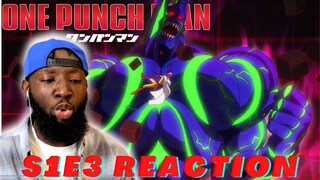 One Punch Man S1E3 | The Obsessive Scientist | BLIND REACTION