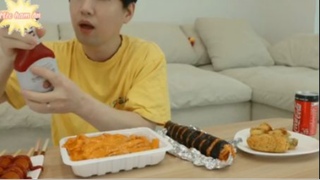 Bánh hot dog phô mai HQ phần 2 #mukbang