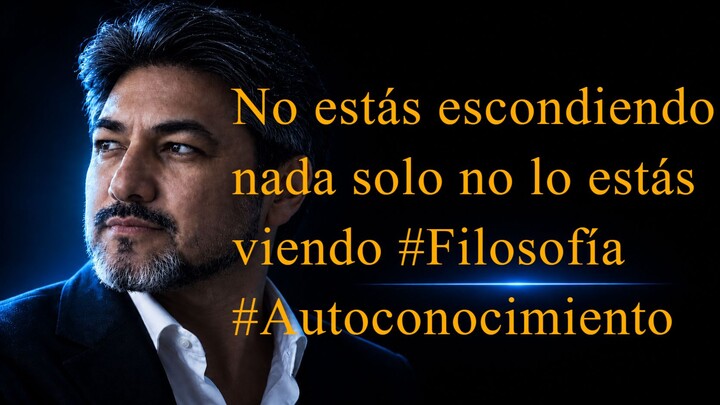 No estás escondiendo nada — solo no lo estás viendo #Filosofía #Autoconocimiento #shorts