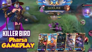 FLY AS A BIRD KILL AS AN ASSASIN | PHARSA GAMEPLAY | MOBILE LEGENDS