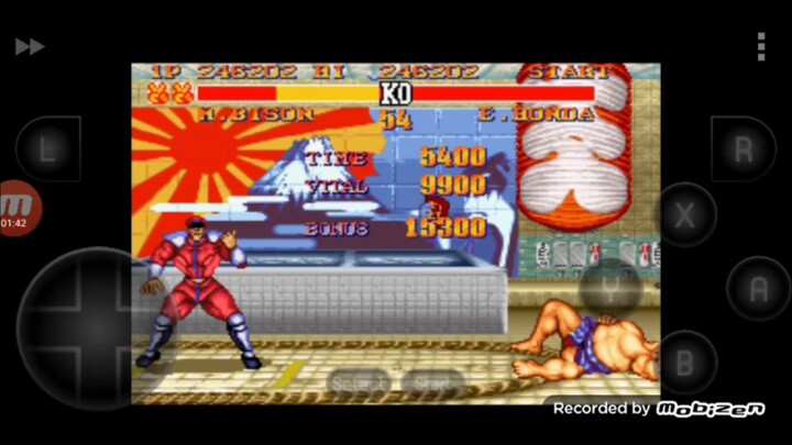 Street Fighter II Turbo_ Hyper Fighting Mr  Bison vs E. Honda lutar completa