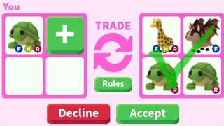 What people trade for Neon Turtle? || ROBLOX ADOPT ME