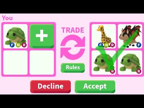 What people trade for Neon Turtle? || ROBLOX ADOPT ME
