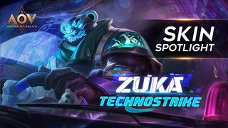 Zuka Techno Strike Skin Spotlight - Garena AOV (Arena of Valor)