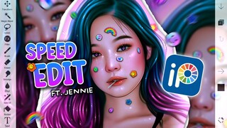 WATCH ME EDIT | ibisPaintX Speed Edit (Ft. BLACKPINK Jennie)