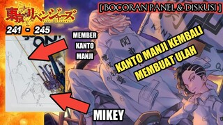 TOKYO REVENGERS CHAPTER 241 - 245 BOCORAN PANEL DAN DISKUSI - KANTO MANJI KEMBALI BERULAH