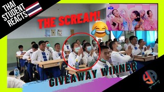 THAI STUDENTS SCREAMED TO  BLACKPINK - 'Ice Cream (with Selena Gomez)' M/V + GIVEAWAY WINNER