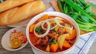 BÒ KHO- Cách nấu BÒ KHO đơn giản, thơm ngon tuyệt vời @HANG CAN COOK