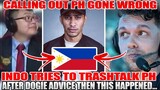 INDO TRIES TO TRASH TALK PH AFTER DOGIE ADVICE AND IT DIDNT GO WELL... 😨