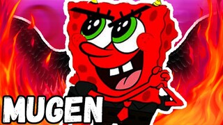 O NOVO CHAR MAIS FORTE DO MUGEN??? A MAIOR LOUCURA QUE JÁ VI (BOB ESPONJA CAPETINHA)