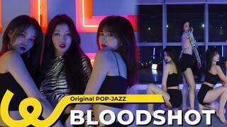 Crisp to the extreme ♡ Bloodshot ♡ Original choreography of jazz dance, the leopard-printed-legged l