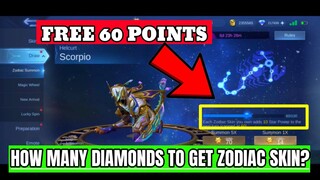 How Many Diamonds To Get Zodiac Skin for Less Than 500 Diamonds Only? | MLBB