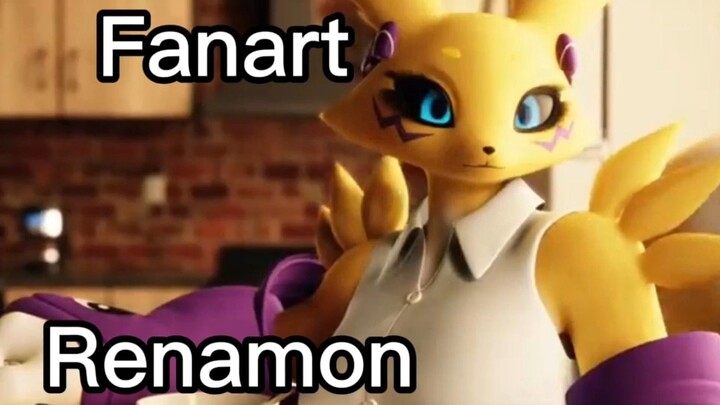 Fanart My waifu bini gwejh Renamon