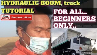 HOW TO OPERATE,  TRAILER DUMP. or DUMP TRUCK Tutorial Tagalog version.. @pinoyheavytruckofficial