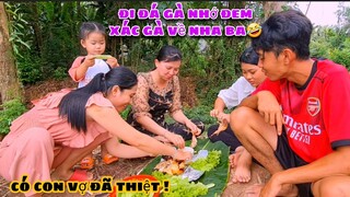 Rời sà lan Ngân lên bờ thưởng thức món ăn dân dã GÀ ÚP THAU _ CHUỘT ĐỒNG NƯỚNG  ngon bá cháy luôn