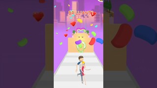 Thought The Wall | Cute Couples 💏 #gaming #shorts
