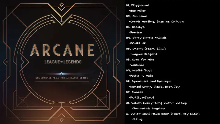 Arcane League of Legends OST (Soundtrack from the Animated Series) Netflix | Full Album