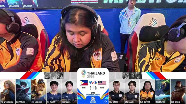 Philippines Vs Malaysia Game 3 Grand Final MLBB 33rd SEAGAMES 2025