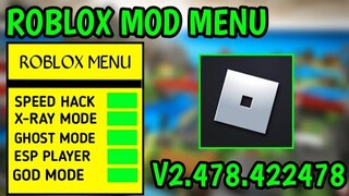 Roblox Mod Menu V2.478.422478 Updated With 66 Features! Fixed Mod Not Opening🔥Working In All Servers