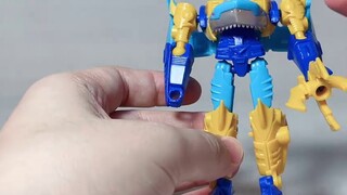 The drill car is a shark's armor!? [Bass Feast's Toy Sharing] Issue 573 Hasbro Nezha and Transformer