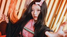 Bên Trên Tầng Lầu - Tăng Duy Tân (Đại Mèo Remix) -  Kamado Nezuko Cosplay wallpaper