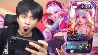 REVIEW SKIN STARLIGHT NOVARIA SUGAR GLAZE - Mobile legends