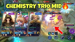 GAMEPLAY AGGRESIVE TRIO MID GADA OBAT ‼️🔥