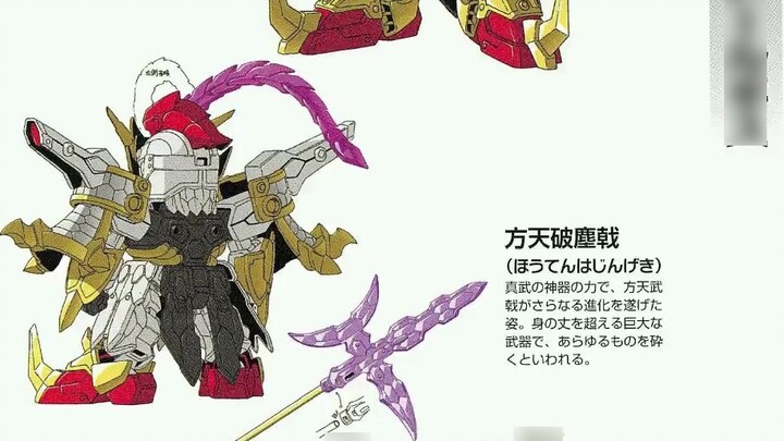 SD Gundam Three Kingdoms Four Gods Setting