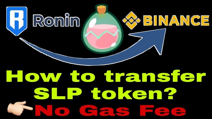 How to Transfer SLP token from Ronin Wallet to @Binance Exchange Account?