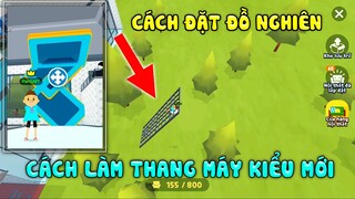 PLAY TOGETHER | HƯỚNG DẪN CÁCH LÀM THANG MÁY KIỂU MỚI, ĐẶT NỘI THẤT NGHIÊN TRONG PLAY TOGETHER