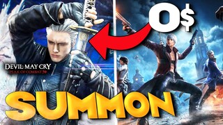 THIS IS F2P DREAM!!!! Endless Judgement Vergil SUMMONS!!! (CN Devil May Cry: Peak of Combat)