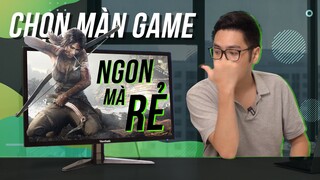 Đừng để bị ''THUỐC'' khi chọn màn hình chơi game trong năm 2020!