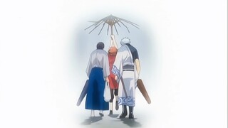 "Your umbrella is quite nice. Can it also shelter us from the rain?" [Gintama]