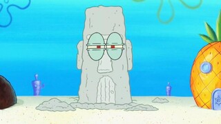 Squidward confesses: Why am I so unlucky? It's another day when I'm innocently caught in the crossfi