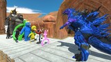 Gojira Blue ARENA DEATH RUN - Animal Revolt Battle Simulator