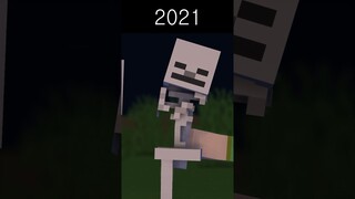 Evolution of Skeleton on Trouble - Minecraft Animation