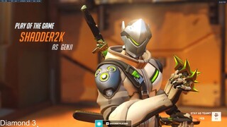 Overwatch 2 Genji God Shadder2k Decimating Whole Enemy Team With 45 Elims