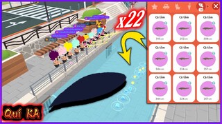 Khi "Quí KA"  Gánh Team Trong Thử Thách  Săn Cá Tầm | Play Together