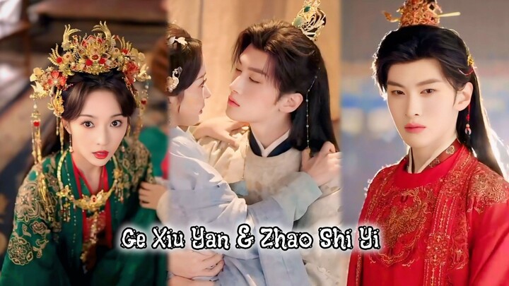 { Ge Xiu Yan & Zhao Shi Yi } " bertemu bos kejam di dunia novel & kami saling jatuh hati "