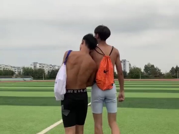 Dark-Skinned Sports Student: I’m So Happy Right Now! #OnlineSportsStudents #LeanMuscleBoys