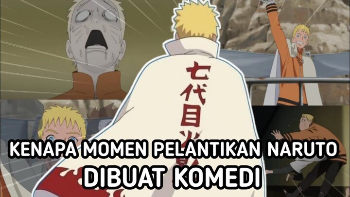 Kenapa Momen Pelantikan Naruto Menjadi Hokage Dibuat Komedi