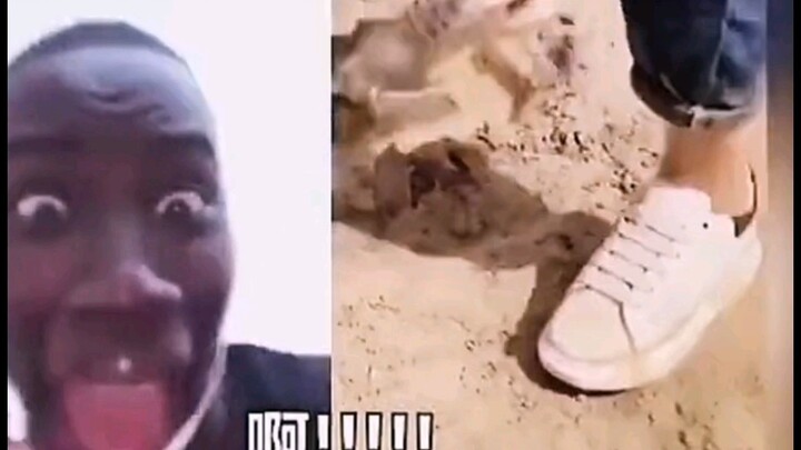 If it were Jordan shoes instead, that black guy would probably faint!