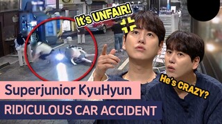 Ridiculous car accident that makes Kyuhyun mad! #Superjunior