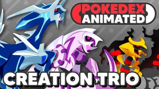 【宝可梦图鉴动画】-POKEDEX ANIMATED - DIALGA, PALKIA & GIRATINA