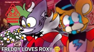 Freddy has feeling towards Roxy 😳 // Fnaf security breach // Roxanne wolf X Freddy