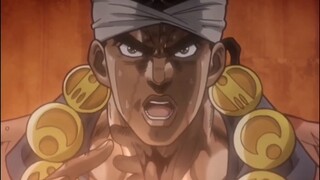 Fisika pertarungan JOJO yang paling seru di tahap awal: God of War vs. Fire Archmage